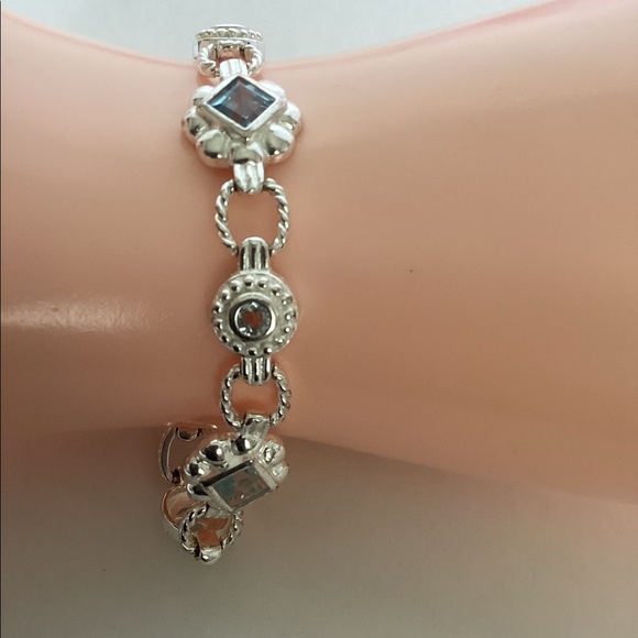 Jewelry - STERLING BYZANTINE TOPAZ BRACELET